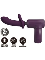 PRETTY LOVE DJ SCHOLAR MASAJEADOR 5 CONFIGURACIONES MORADO