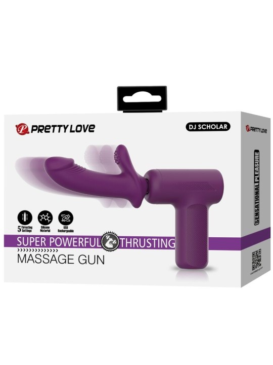 PRETTY LOVE DJ SCHOLAR MASAJEADOR 5 CONFIGURACIONES MORADO