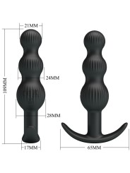PRETTY LOVE SIDNEY VIBRADOR ANAL 10 VIBRACIONES NEGRO
