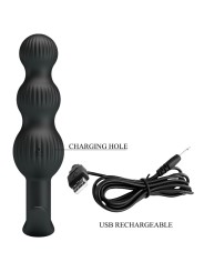 PRETTY LOVE SIDNEY VIBRADOR ANAL 10 VIBRACIONES NEGRO