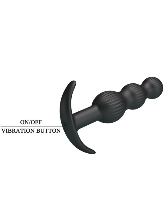 PRETTY LOVE SIDNEY VIBRADOR ANAL 10 VIBRACIONES NEGRO