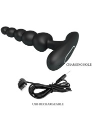PRETTY LOVE CORBAN VIBRADOR ANAL 10 VIBRACIONES NEGRO
