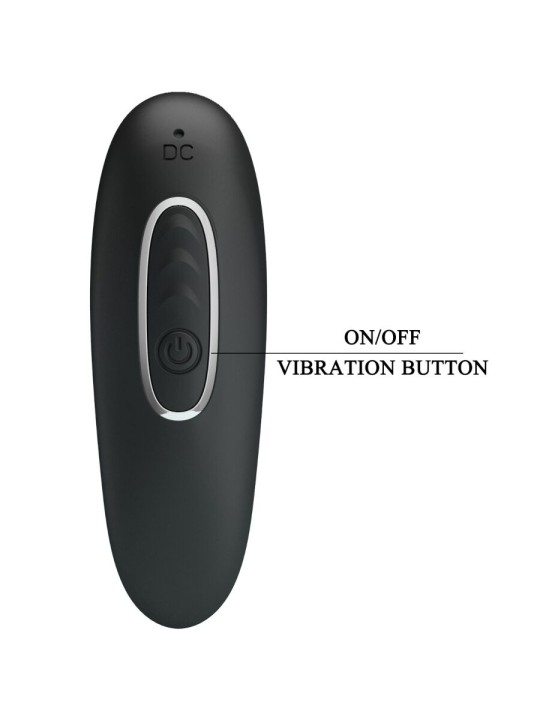 PRETTY LOVE CORBAN VIBRADOR ANAL 10 VIBRACIONES NEGRO