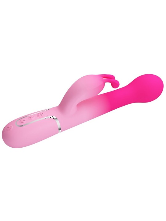 PRETTY LOVE DEJON VIBRADOR RABBIT 3 EN 1 MULTIFUNCION ROSA