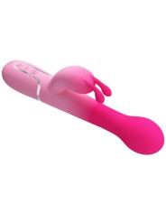 PRETTY LOVE DEJON VIBRADOR RABBIT 3 EN 1 MULTIFUNCION ROSA