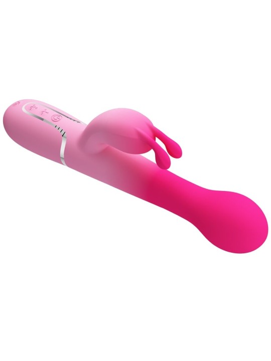 PRETTY LOVE DEJON VIBRADOR RABBIT 3 EN 1 MULTIFUNCION ROSA