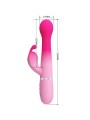 PRETTY LOVE DEJON VIBRADOR RABBIT 3 EN 1 MULTIFUNCION ROSA