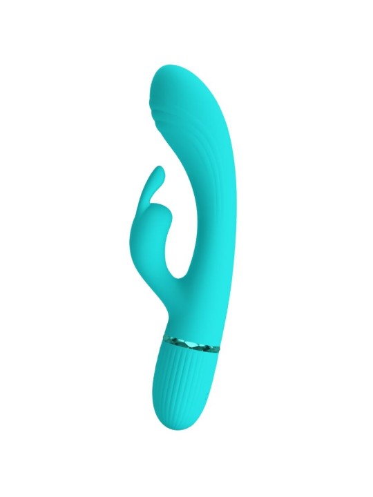 PRETTY LOVE SCOCCO VIBRADOR RABBIT TURQUESA