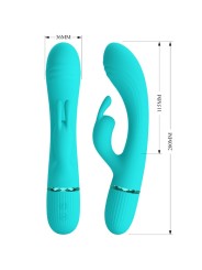 PRETTY LOVE SCOCCO VIBRADOR RABBIT TURQUESA