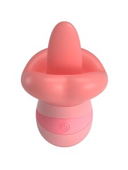 PRETTY LOVE KYLEE LENGUA ESTIMULADORA CLITORIS 10 VIBRACIONES ROSA NUDE