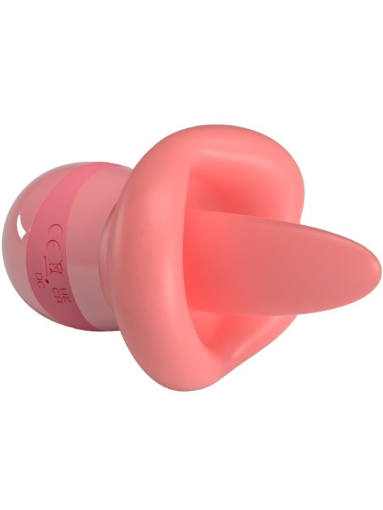 PRETTY LOVE KYLEE LENGUA ESTIMULADORA CLITORIS 10 VIBRACIONES ROSA NUDE