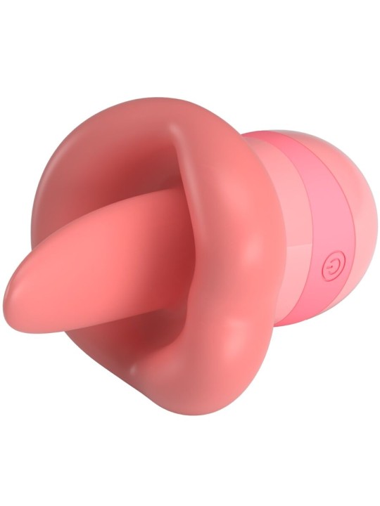 PRETTY LOVE KYLEE LENGUA ESTIMULADORA CLITORIS 10 VIBRACIONES ROSA NUDE