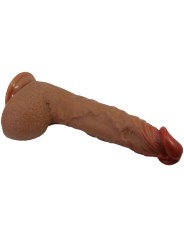 BAILE BEAUTIFUL WILKS VIBRADOR REALISTICO DE 5 CONFIGURACIONES 25 CM MULATO