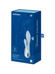 SATISFYER AIR PUMP BUNNY 1 VIBRADOR INFLABLE RABBIT AZUL