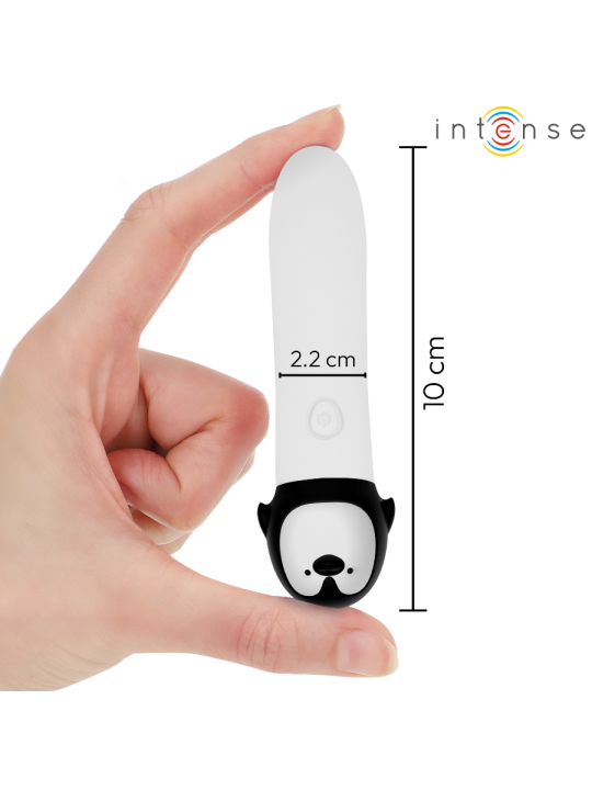 INTENSE RICO BALA VIBRADORA PINGUINO RECARGABLE USB 10 X 22 CM