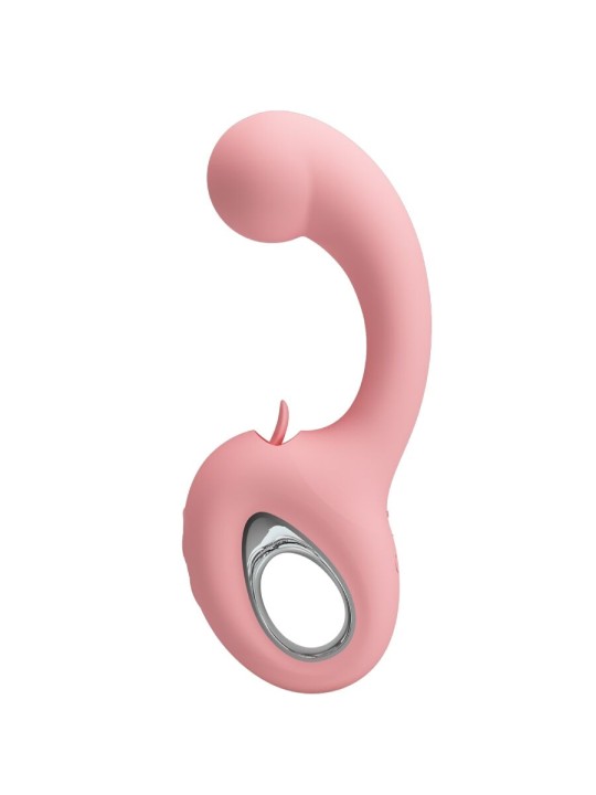PRETTY LOVE ERYNNYES VIBRADOR PUNTO G ESTIMULADOR CLITORIS 10 VIBRACIONES ROSA
