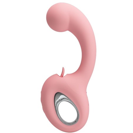 PRETTY LOVE ERYNNYES VIBRADOR PUNTO G ESTIMULADOR CLITORIS 10 VIBRACIONES ROSA