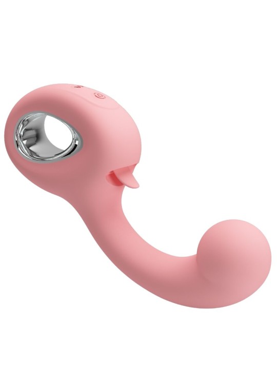 PRETTY LOVE ERYNNYES VIBRADOR PUNTO G ESTIMULADOR CLITORIS 10 VIBRACIONES ROSA