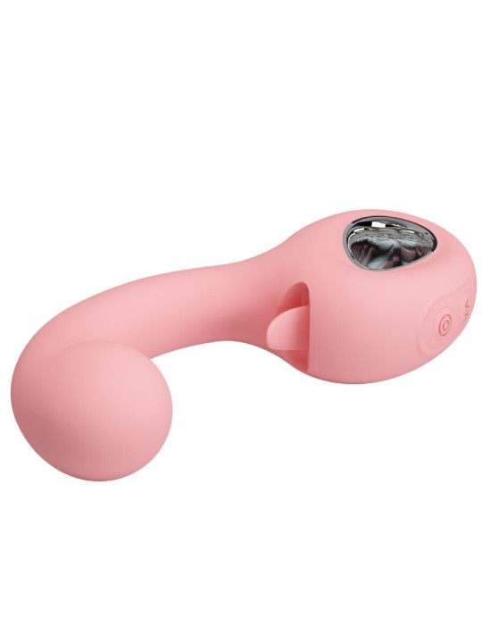 PRETTY LOVE ERYNNYES VIBRADOR PUNTO G ESTIMULADOR CLITORIS 10 VIBRACIONES ROSA