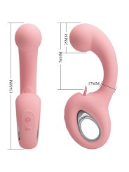 PRETTY LOVE ERYNNYES VIBRADOR PUNTO G ESTIMULADOR CLITORIS 10 VIBRACIONES ROSA