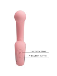 PRETTY LOVE ERYNNYES VIBRADOR PUNTO G ESTIMULADOR CLITORIS 10 VIBRACIONES ROSA