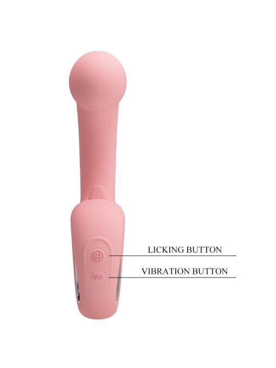 PRETTY LOVE ERYNNYES VIBRADOR PUNTO G ESTIMULADOR CLITORIS 10 VIBRACIONES ROSA