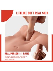 XISE BERTLETT DILDO ASS MASTURBADOR DILDO Y ANO REALISTICO POSICION FRONTAL CON THRUSTING 18 CM