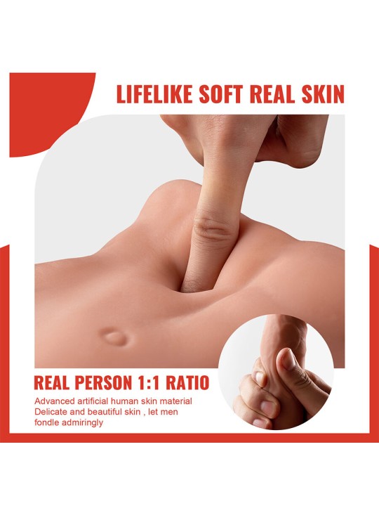 XISE BERTLETT DILDO ASS MASTURBADOR DILDO Y ANO REALISTICO POSICION FRONTAL CON THRUSTING 18 CM