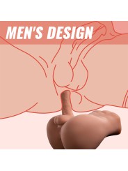 XISE BERTLETT DILDO ASS MASTURBADOR DILDO Y ANO REALISTICO POSICION FRONTAL CON THRUSTING 18 CM