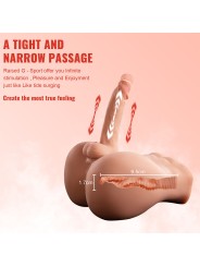 XISE BERTLETT DILDO ASS MASTURBADOR DILDO Y ANO REALISTICO POSICION FRONTAL CON THRUSTING 18 CM