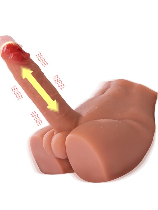 XISE PEEL DILDO ASS MASTURBADOR DILDO REALISTICO POSICION FRONTAL CON THRUSTING 175 CM