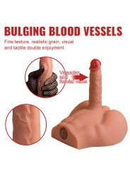 XISE PEEL DILDO ASS MASTURBADOR DILDO REALISTICO POSICION FRONTAL CON THRUSTING 175 CM