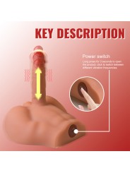 XISE PEEL DILDO ASS MASTURBADOR DILDO REALISTICO POSICION FRONTAL CON THRUSTING 175 CM