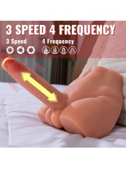 XISE PEEL DILDO ASS MASTURBADOR DILDO REALISTICO POSICION FRONTAL CON THRUSTING 175 CM