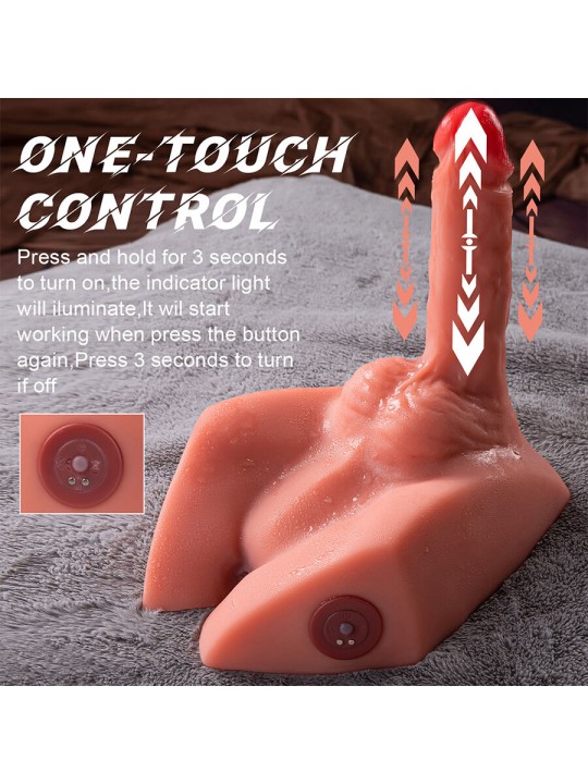 XISE MICHAEL MASTURBADOR DILDO Y ANO REALISTICO CON THRUSTING 15 CM