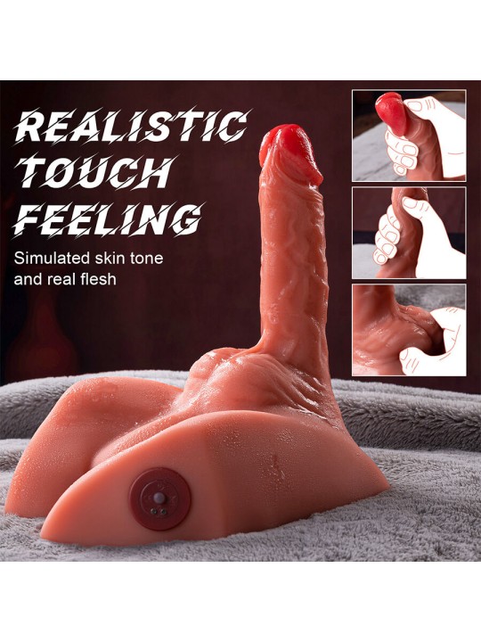 XISE MICHAEL MASTURBADOR DILDO Y ANO REALISTICO CON THRUSTING 15 CM