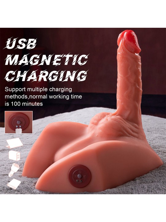 XISE MICHAEL MASTURBADOR DILDO Y ANO REALISTICO CON THRUSTING 15 CM