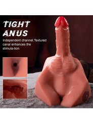 XISE MICHAEL MASTURBADOR DILDO Y ANO REALISTICO CON THRUSTING 15 CM