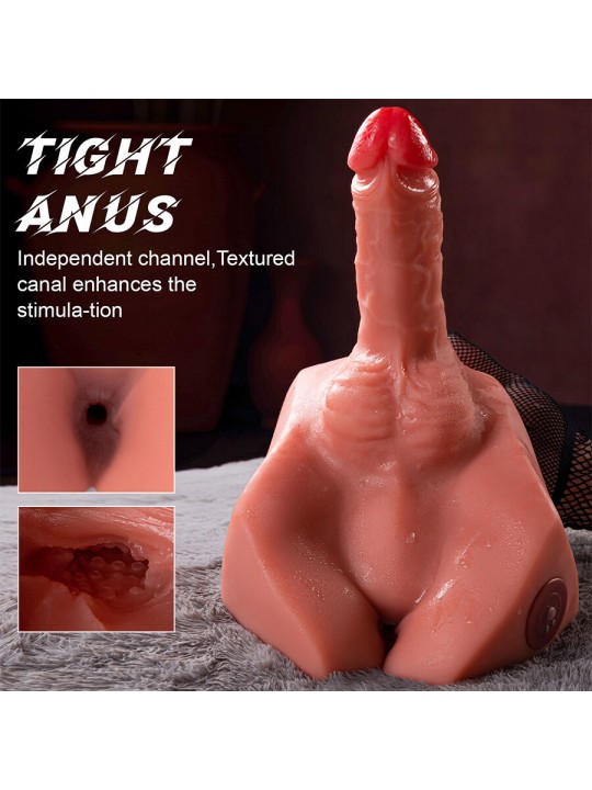 XISE MICHAEL MASTURBADOR DILDO Y ANO REALISTICO CON THRUSTING 15 CM