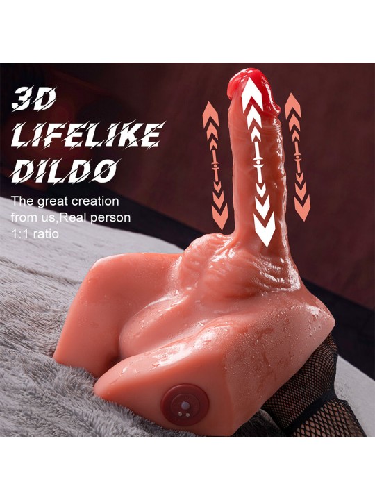 XISE MICHAEL MASTURBADOR DILDO Y ANO REALISTICO CON THRUSTING 15 CM