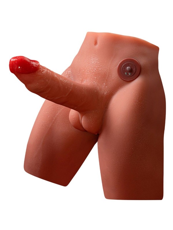 XISE JASON MASTURBADOR DILDO REALISTICO CON THRUSTING Y VIBRACION 17 CM