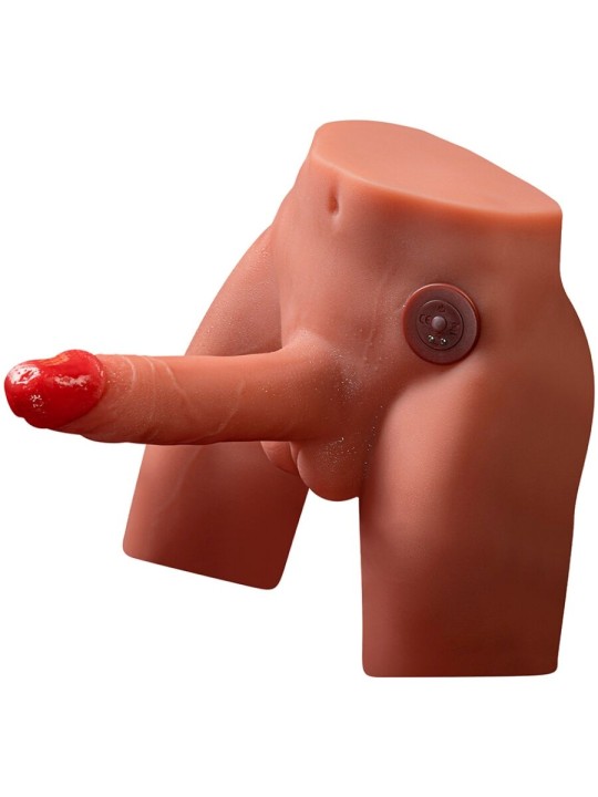 XISE JASON MASTURBADOR DILDO REALISTICO CON THRUSTING Y VIBRACION 17 CM