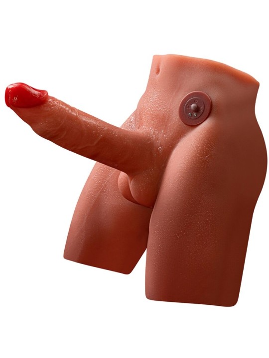 XISE JASON MASTURBADOR DILDO REALISTICO CON THRUSTING Y VIBRACION 17 CM