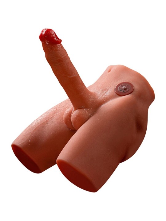 XISE JASON MASTURBADOR DILDO REALISTICO CON THRUSTING Y VIBRACION 17 CM