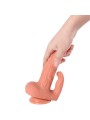 SHEQU HAYDEN DILDO Y ESTIMULADOR DE CLITORIS CON VIBRACION Y CONTROL REMOTO 16 CM
