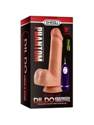 SHEQU PHANTOM DILDO VIBRADOR CON CONTROL REMOTO 20 CM