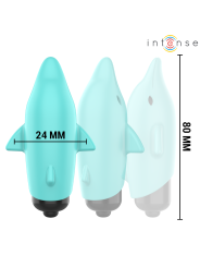 INTENSE ECHO BALA VIBRADORA DELFIN AZUL 8 X 47 CM