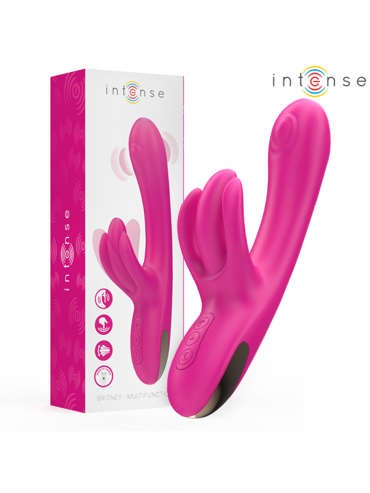 INTENSE BRITNEY VIBRADOR MULTIFUNCION RABBIT 23 CM ROSA