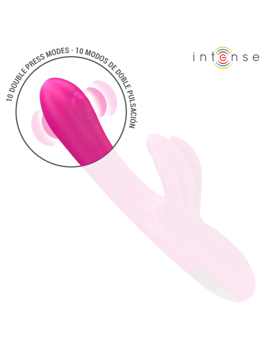 INTENSE BRITNEY VIBRADOR MULTIFUNCION RABBIT 23 CM ROSA