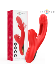 INTENSE JESSICA VIBRADOR MULTIFUNCION ESTIMULACION CLITORIS 248 CM ROJO